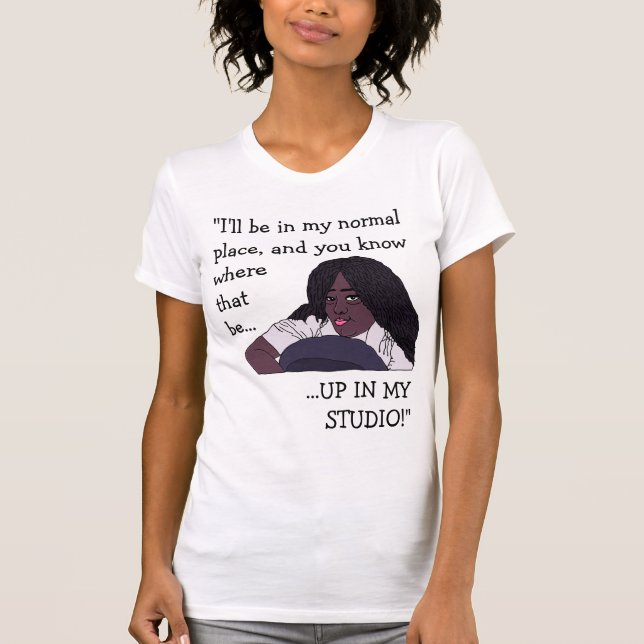 Up In My Studio! -Sponjetta T-Shirt (Front)