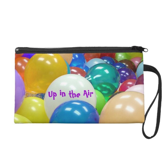 Up in the Air Ballons Wristlet Purses