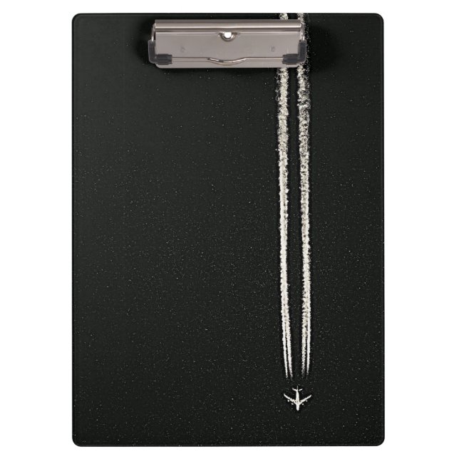 Up in the Sky/High Altitude Airplane Clipboard (Front)