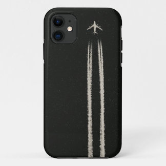 Up in the Sky/High Altitude Airplane Contrail iPhone 11 Case