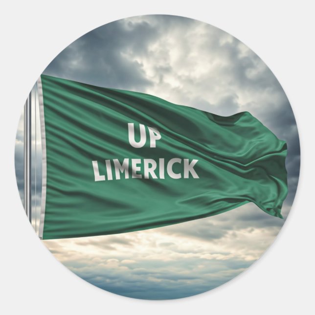 "Up Limerick" G.A.A. themed stickers (Front)
