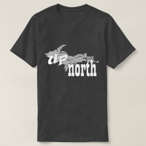 UP Michigan Yooper Up North Mens T_shirt