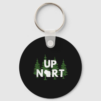 Up Nort Wisconsin _ Yooper Up North Shirt Keychain