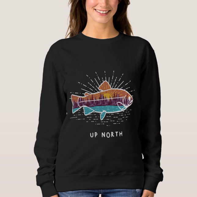 Up North Fish Sweatshirt (Front)