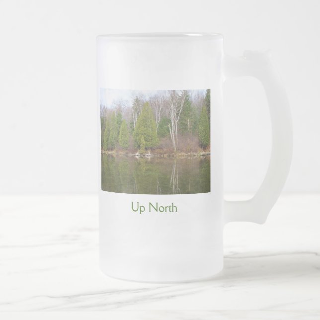 Up North Glass Beer Mugs (Right)