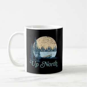 Up North Lake E Tree Cabin Coffee Mug