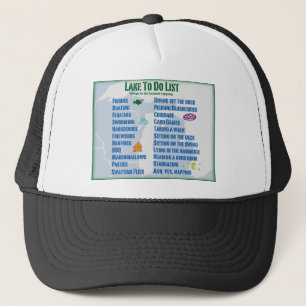 Up North Lake "To Do" List - Michigan & Wisconsin Trucker Hat