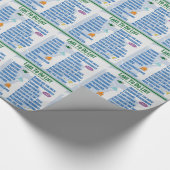 Up North Lake "To Do" List - Michigan & Wisconsin Wrapping Paper (Corner)