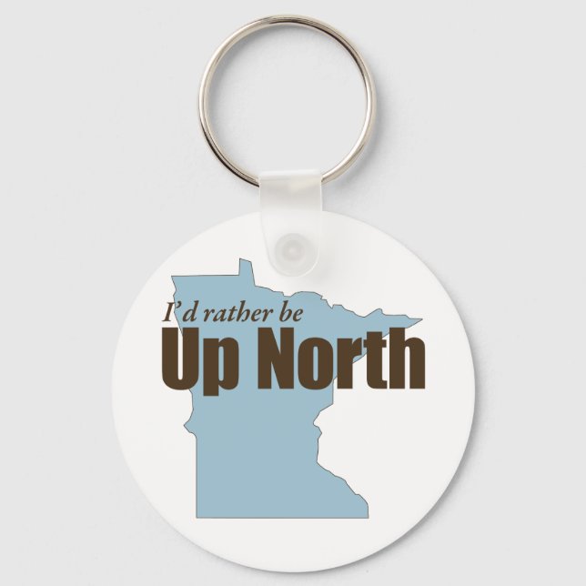 Up North - Minnesota Keychain (Front)