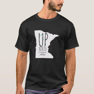 Up North MN T Shirt With Lakes