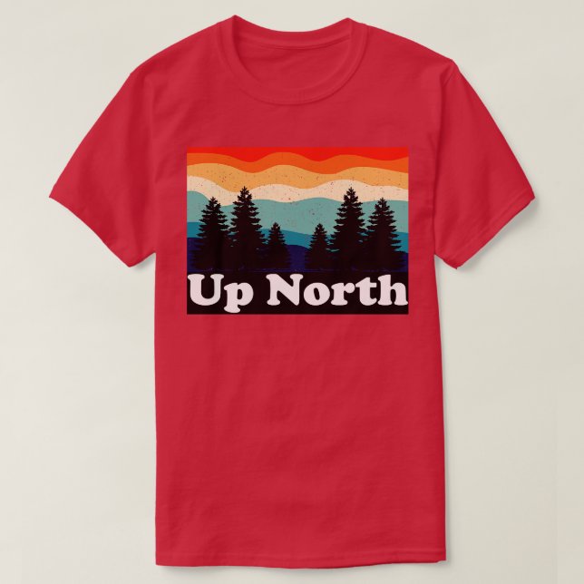 Up North Retro T-Shirt (Design Front)