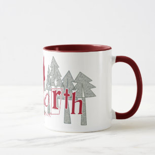 Up North with tree background Mug