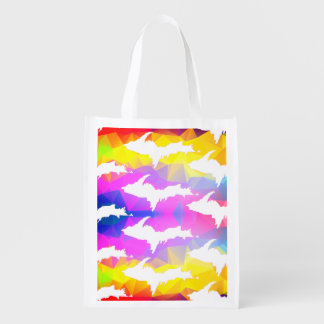 UP pattern, 2-sided print, reusable grocery bag