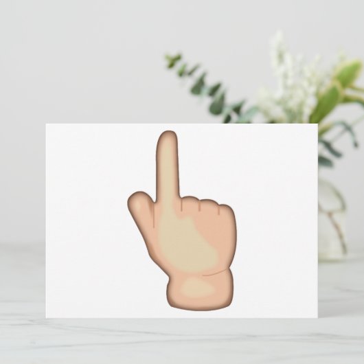 Up Pointing Backhand Index - Emoji (Standing Front)