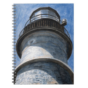 Up Portland Head Light Notebook