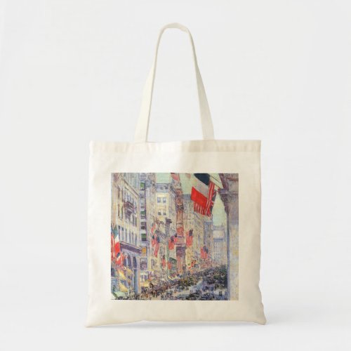 Up the Avenue from 34th Street by Childe Hassam Tote Bag