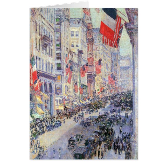 Up the Avenue from 34th Street, May 1917 by Hassam (Front)
