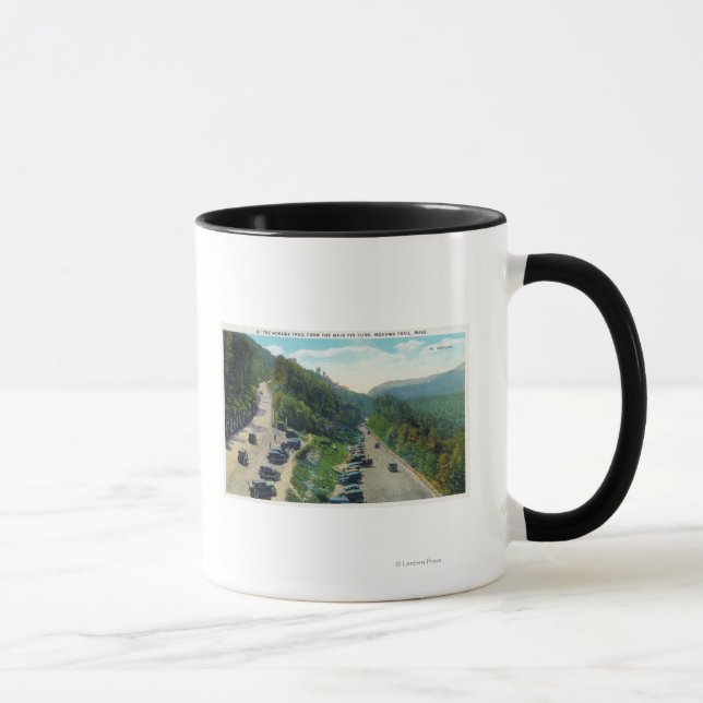 Up the Trail from the Hair Pin Turn, Parked Mug (Right)