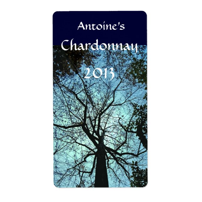 Up the Tree Wine Label (Front)