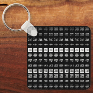 Up to 12 Different Logos or Uploaded Images Keychain