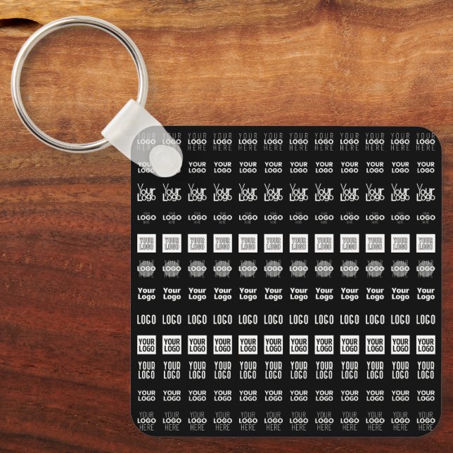 Up to 12 Different Logos or Uploaded Images Keychain (Front)