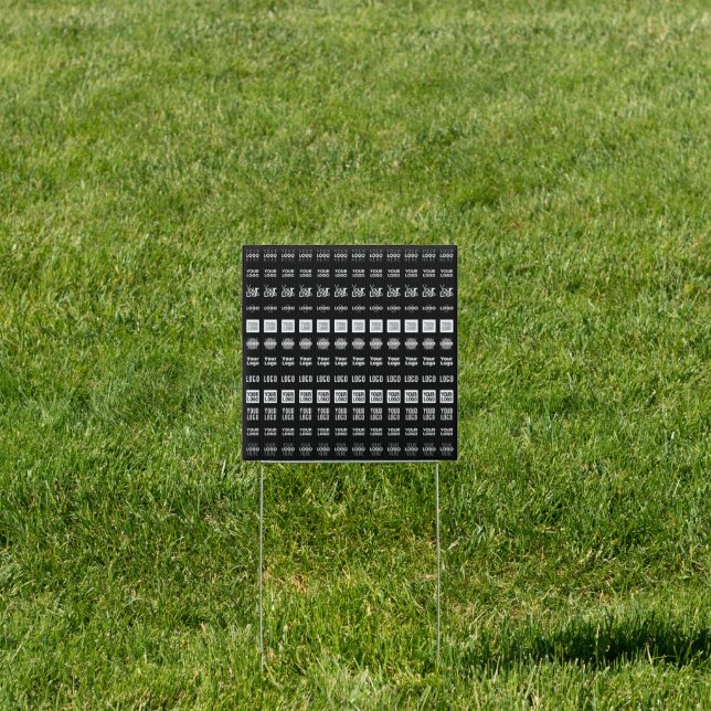 Up to 12 Different Logos or Uploaded Images Sign (Insitu)