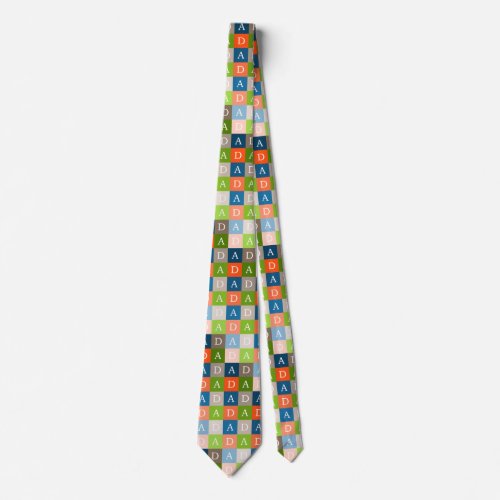 Up to 16 Photos or keep DAD Neck Tie