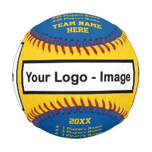 Up to 3 or Your Images and Colors, Baseball Custom