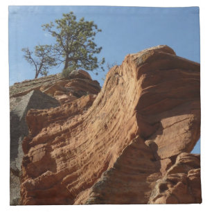 Up to Angels Landing in Zion National Park Cloth Napkin