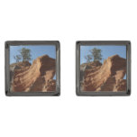 Up to Angels Landing in Zion National Park Cufflinks