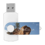 Up to Angels Landing in Zion National Park Flash Drive