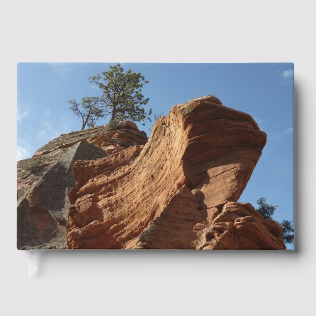 Up to Angels Landing in Zion National Park Guest Book (Front)