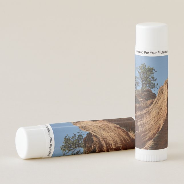 Up to Angels Landing in Zion National Park Lip Balm (Front)