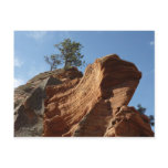 Up to Angels Landing in Zion National Park Postcard