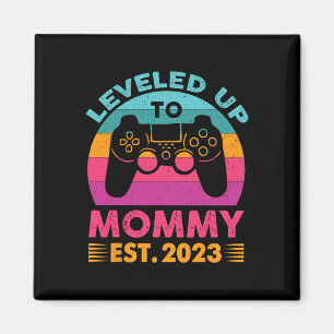 Up To Mommy Est 2023 First Time Mom 2023 Video Gam Magnet