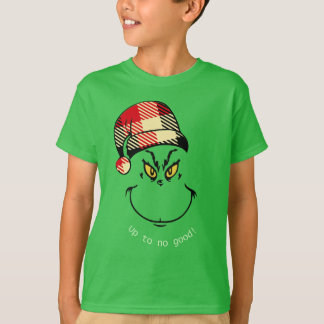 Up to No Good - Green Christmas Character T-Shirt