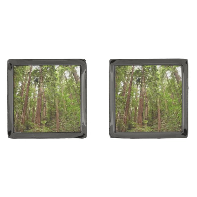Up to Redwoods I at Muir Woods National Monument Cufflinks (Front)