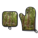 Up to Redwoods I at Muir Woods National Monument Oven Mitt & Pot Holder Set