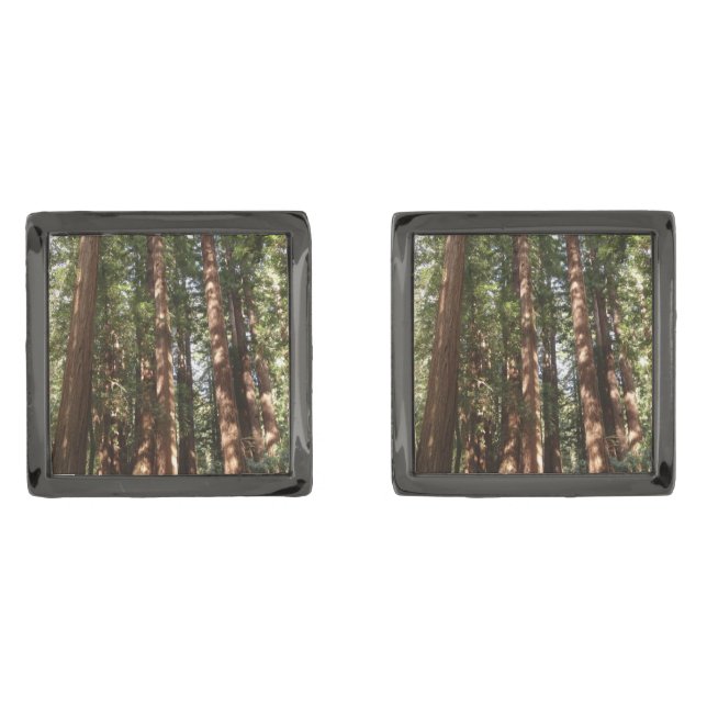 Up to Redwoods II at Muir Woods National Monument Cufflinks (Front)