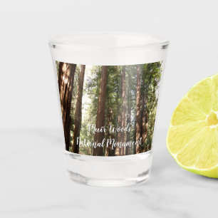 Up to Redwoods II at Muir Woods National Monument Shot Glass