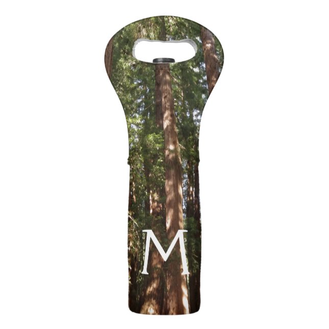 Up to Redwoods II at Muir Woods National Monument Wine Bag (Front)