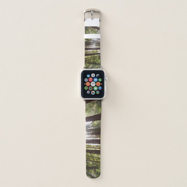 Up to Redwoods in the Morning Apple Watch Band (Front)