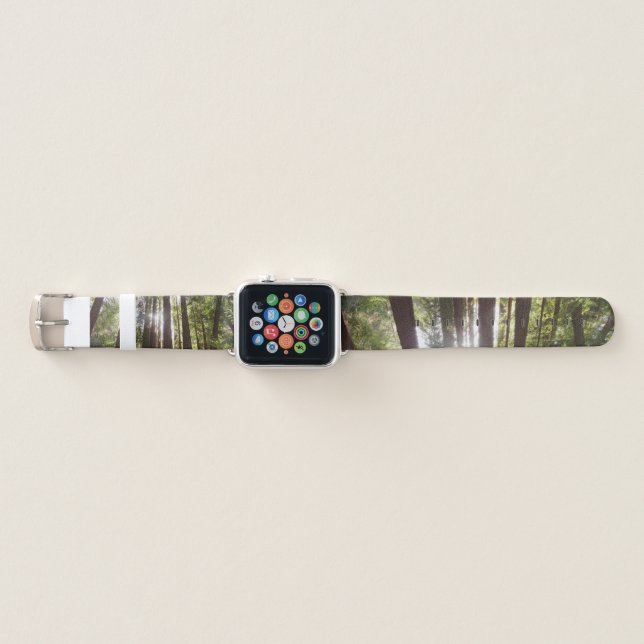 Up to Redwoods in the Morning Apple Watch Band (Front)
