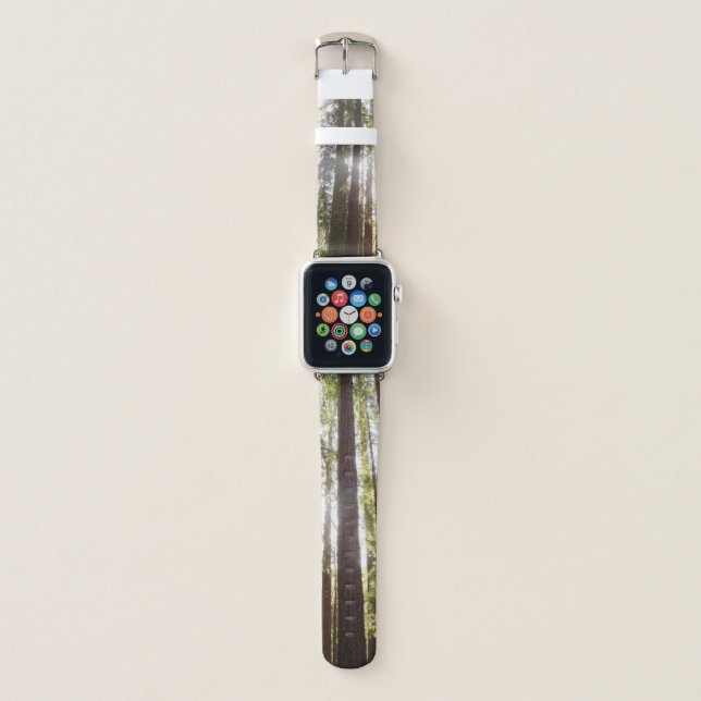 Up to Redwoods in the Morning Apple Watch Band (Front)
