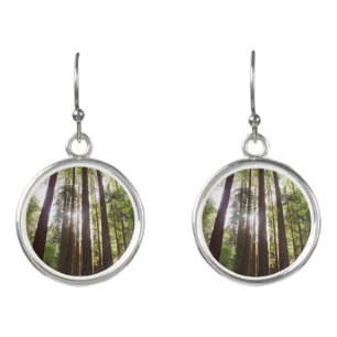 Up to Redwoods in the Morning Earrings