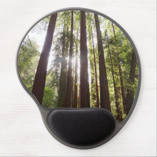 Up to Redwoods in the Morning Gel Mouse Pad