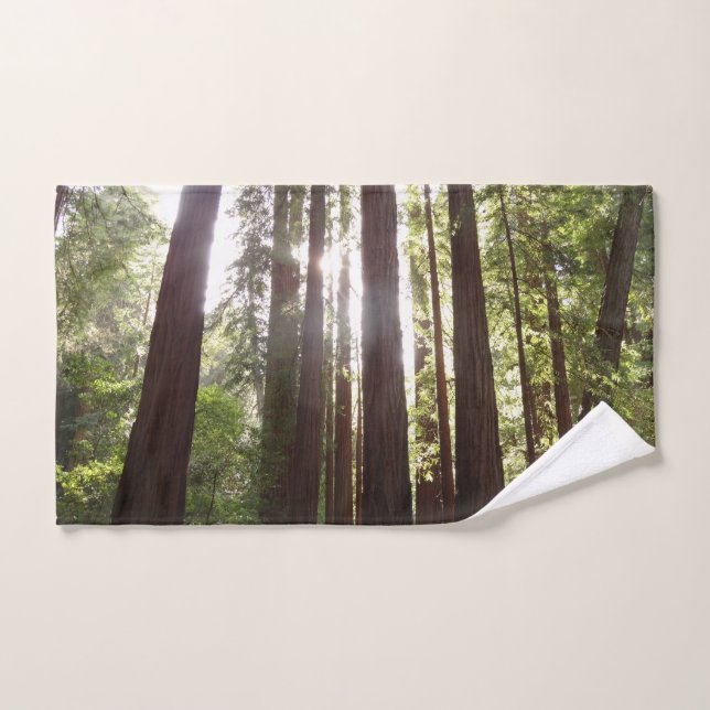 Up to Redwoods in the Morning Hand Towel (Hand Towel)