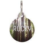 Up to Redwoods in the Morning Pet ID Tag