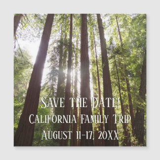 Up to Redwoods in the Morning Save the Date
