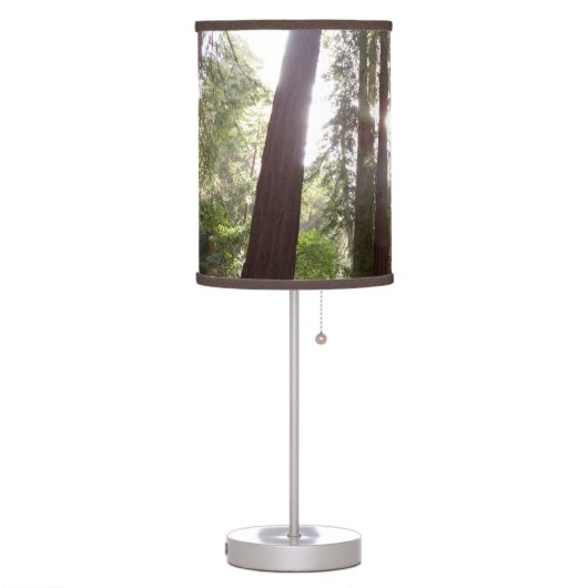 Up to Redwoods in the Morning Table Lamp (Left)